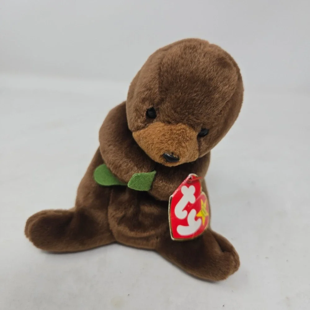Ty Beanie Babies Lot of 6 Osito Snip Whisper Seaweed Jumpshot Kaleidoscope Plush